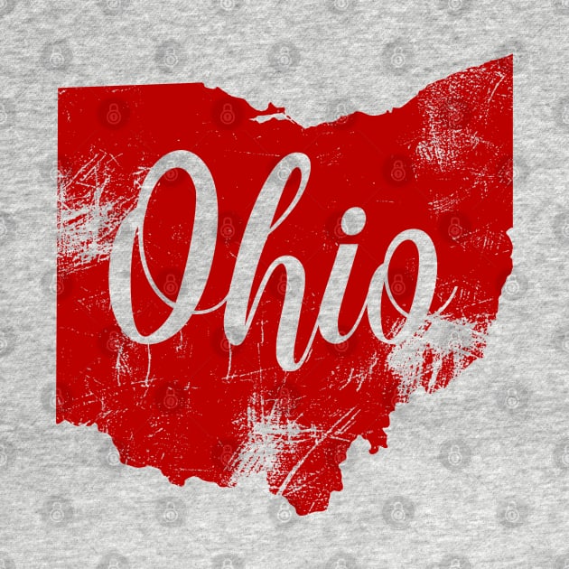 State of Ohio Distressed Vintage by Living Out Loud Tees